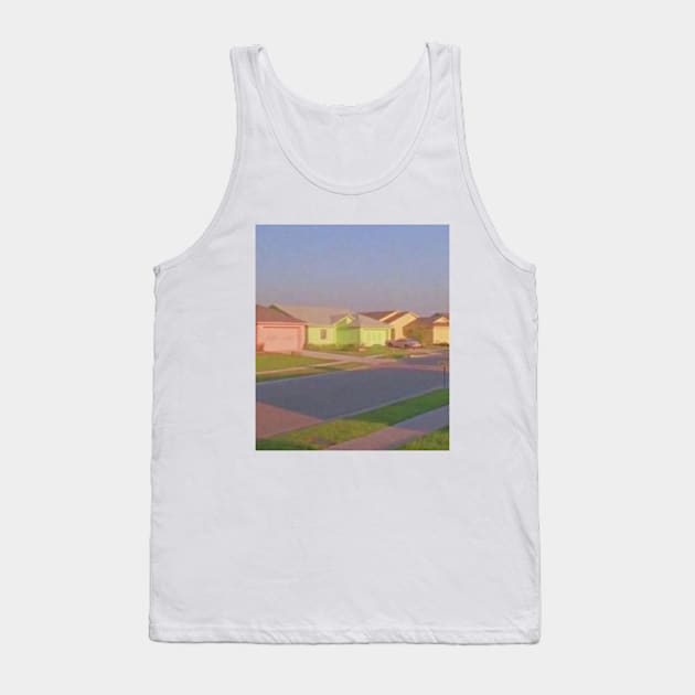 Dreamcore Background House, Weirdcore Aesthetic Edit Tank Top by Random Generic Shirts